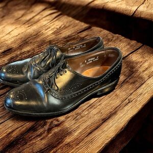Allen Edmonds Black Leather Westminster Oxfords
